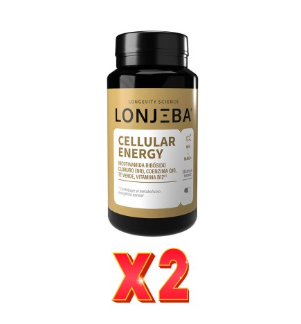 Pack de 2 unidades Cellular Energy 30 Cápsulas Lonjeba