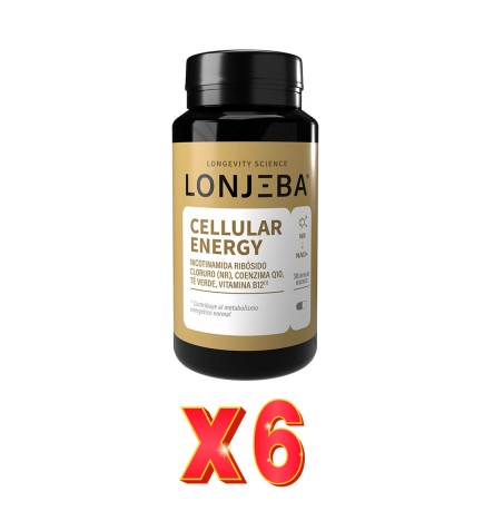 Pack de 6 unidades Cellular Energy 30 Cápsulas Lonjeba