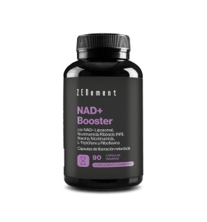 NAD+ Booster, con NAD+ Liposomal, Nicotinamida Ribósido (NR), Niacina, Nicotinamida, L-Triptófano y Riboflavina - 90 Cápsulas Ve