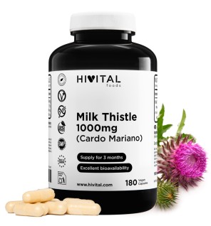 Cardo Mariano (Milk Thistle) 180 Cápsulas Veganas Hivital