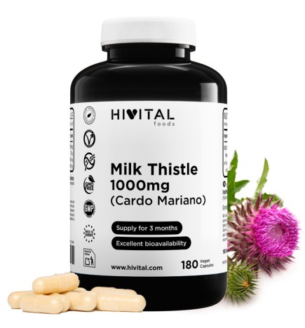 Cardo Mariano (Milk Thistle) 180 Cápsulas Veganas Hivital