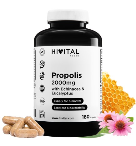 Propolis 2000 mg 180 Cápsulas Hivital