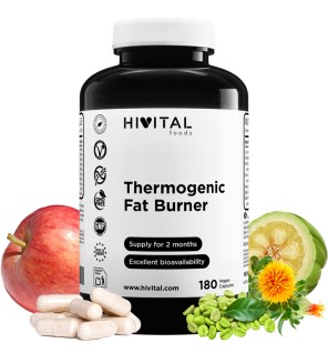 Thermogenic Fat Burner 180 Cápsulas Veganas Hivital