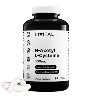 N-Acetil L-Cisteina 300 mg 240 Cápsulas Veganas Hivital