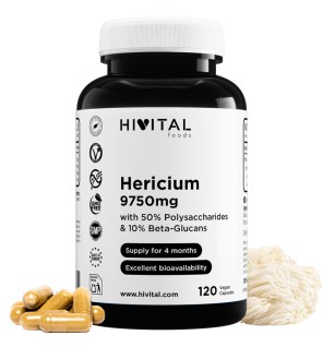 Melena de León 9750 mg 120 Cápsulas Veganas Hivital