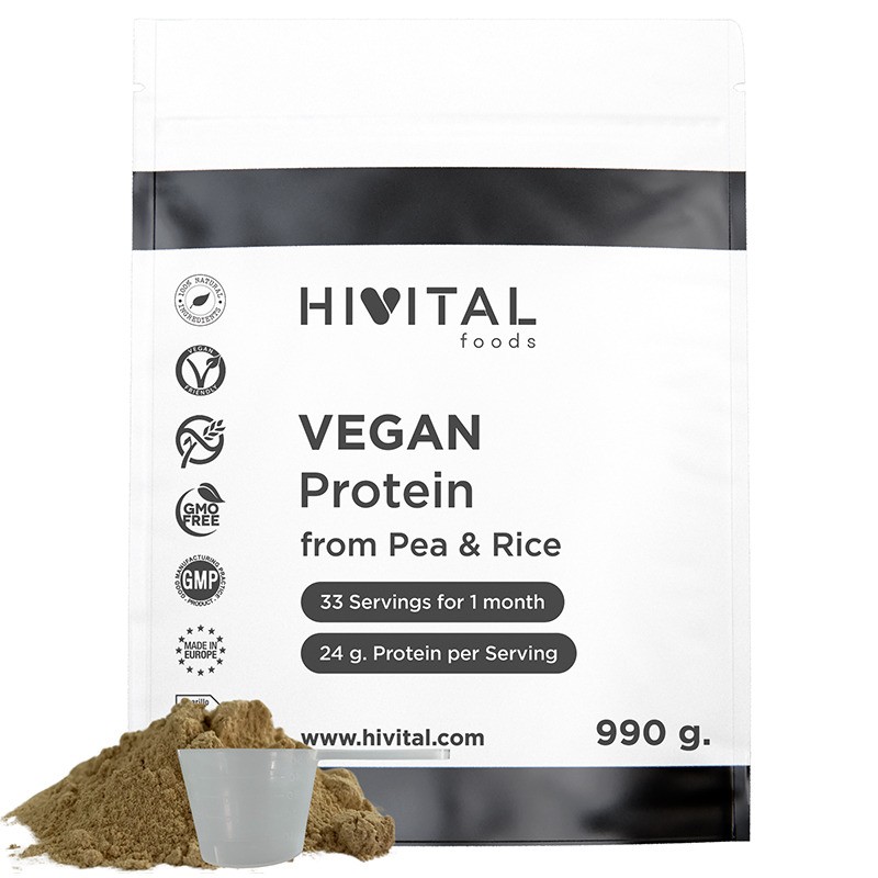 Proteína Vegana 990 gramos Hivital