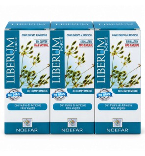 Pack de 3 unidades Liberum 80 comprimidos Noefar