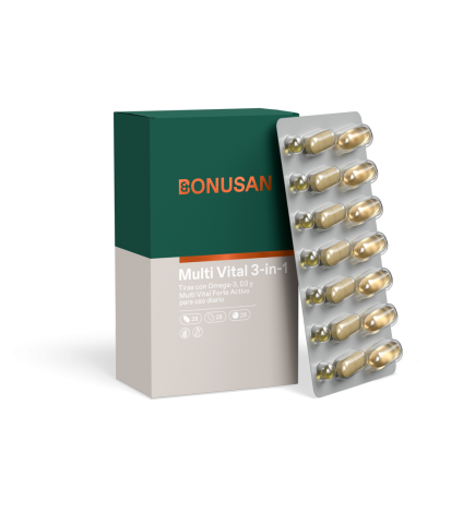 Multi Vital 3-In-1 84 Comprimidos Bonusan