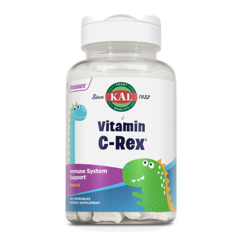Vitamina C Rex 100 Dinosaurios Masticables Kal Solaray