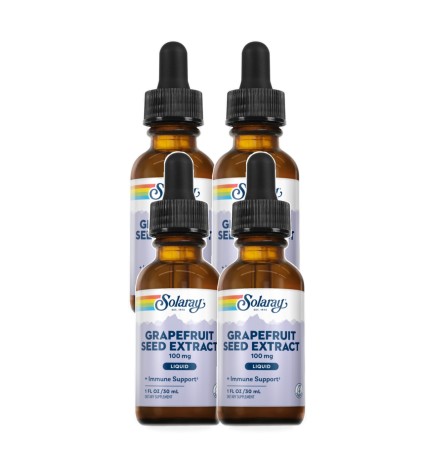 Pack de 4 unidades Grapefruit Seed Pomelo Liquido 30Ml. Solaray