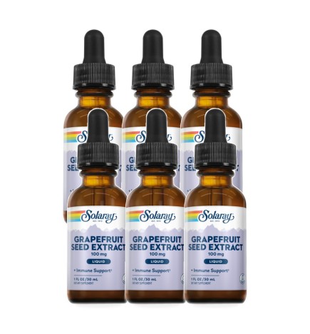 Pack 6 unidades Grapefruit Seed Pomelo Liquido 30Ml. Solaray