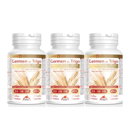 Pack 3x2 unidades Aceite De Germen De Trigo 50 Perlas Intersa