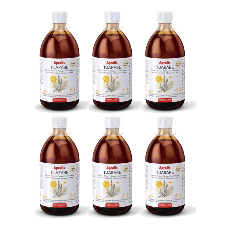 Pack de 6 unidades Aprolis T (Tos) 180 Ml Intersa