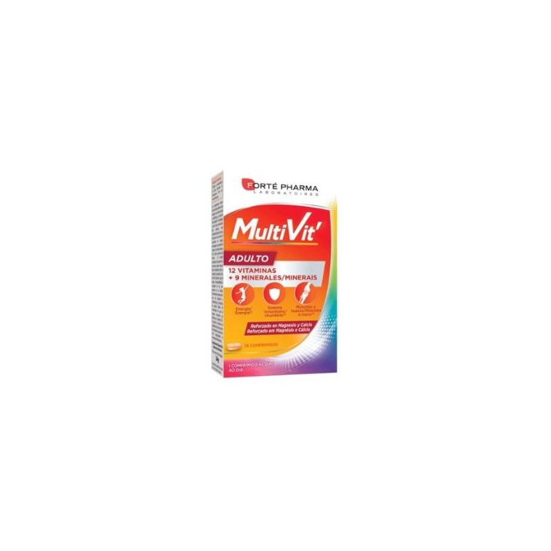 Multivit Adulto 28 Comprimidos Forte Pharma Multivit Adulto 28 Comprimidos Forte Pharma
