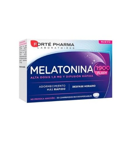 Melatonina Flash 1900 30 Comprimidos Forte Pharma