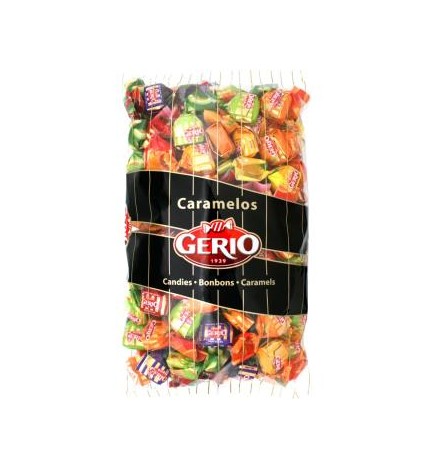 Caramelo Relleno Frutas 8 Sabores 1Kg. Gerio