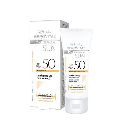Crema Facial Fps50 Con Color - Tono Natural 50 Ml Gerovital