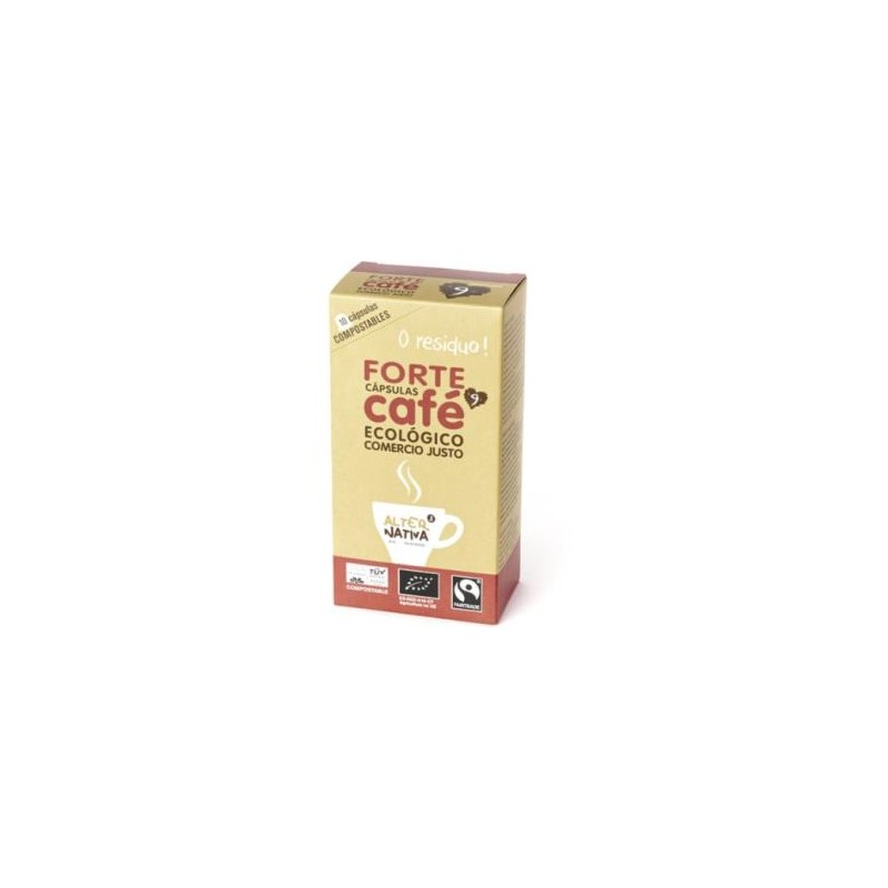 Cafe Forte 10Capsulas Biodegradables Eco Alternativa 3 Cafe Forte 10Capsulas Biodegradables Eco Alternativa 3