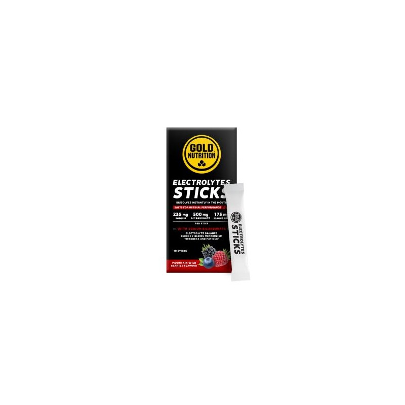 Electrolytes Wild Berries 10Sticks. Gold Nutrition Electrolytes Wild Berries 10Sticks. Gold Nutrition