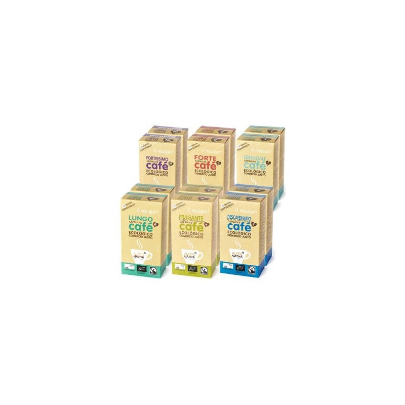 Cafe Variadas 120 Capsulas Compostables Bio Alternativa 3 Cafe Variadas 120 Capsulas Compostables Bio Alternativa 3