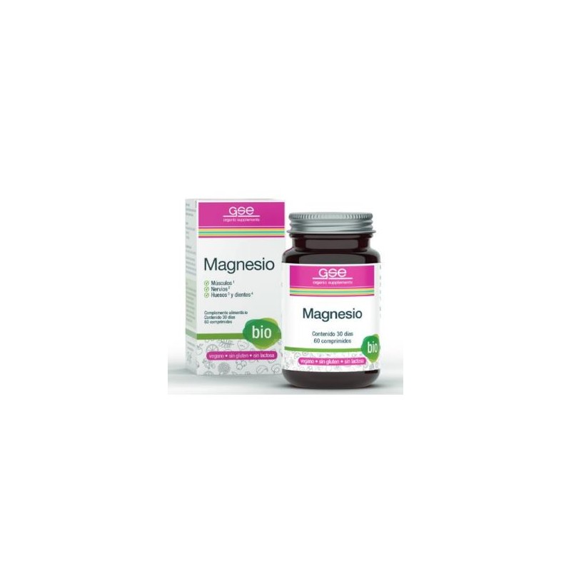 Magnesio 60 Comprimidos Bio Vegan Gse Magnesio 60 Comprimidos Bio Vegan Gse