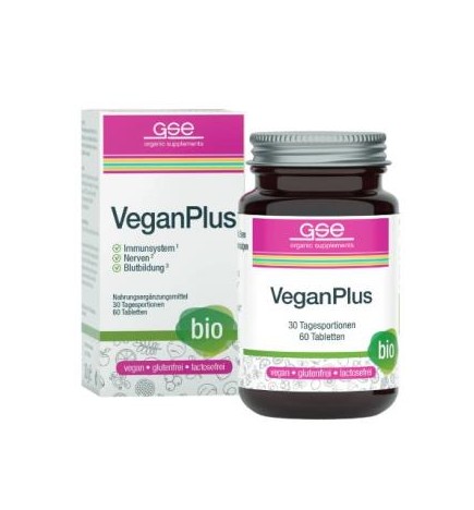 Veganplus 60 Comprimidos Bio Vegan Gse