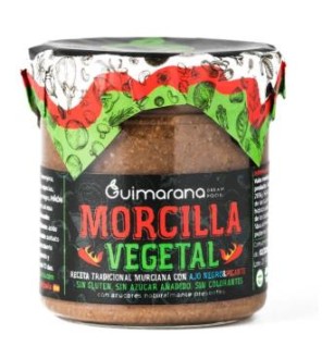 Morcilla Vegetal Picante Pate 130 Gramos Sg Vegan**** Guimarana