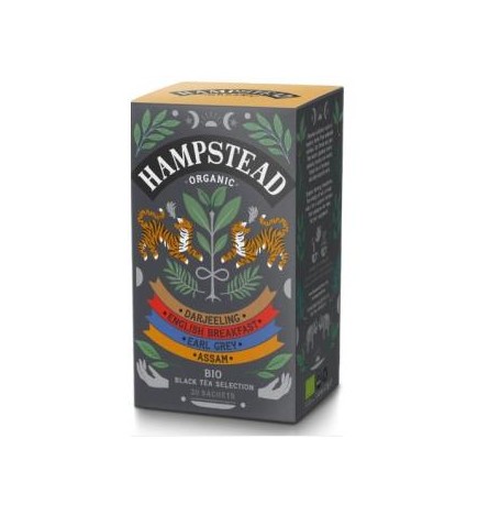 Black Tea Selection Pack Infusion 5Udsx 20 Sobres Bio Hampstead