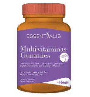 Essentialis Multi Vitaminas Gummies 60 Caramelos De Goma Heel