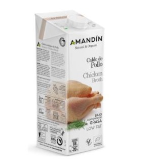 Caldo De Pollo 1Lt 6Uds. Bio Amandin