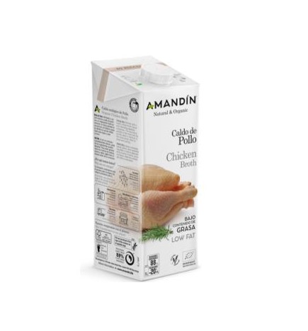 Caldo De Pollo 1Lt 6Uds. Bio Amandin