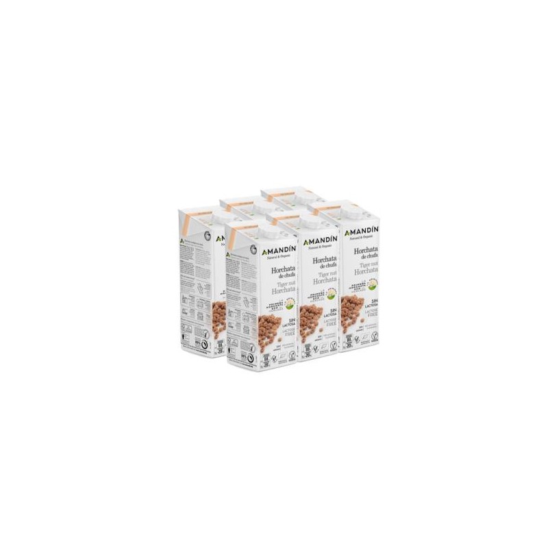 Horchata De Chufa 1Lt 6Uds. Bio Sg Vegan Amandin