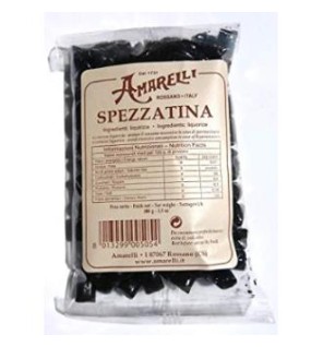Spezzatina Trocitos Regaliz Bolsa Expo 10X100 Gramos Amarelli