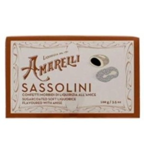 Sassolini Piedracitas Expositor 10X100 Gramos Amarelli