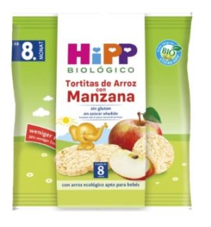 Tortitas De Arroz Con Manzana 8 Mese 30 Gramos Bio Sg Hipp