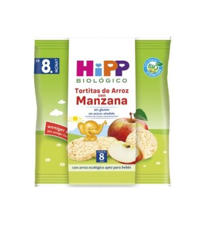 Tortitas De Arroz Con Manzana 8 Mese 30 Gramos Bio Sg Hipp