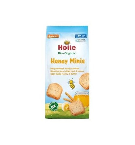 Biscotes De Trigo Con Miel Mini +12Meses 100 Gramos Holle