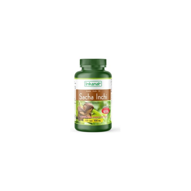 Aceite Sacha Inchi 100 Capsulas Inkanat