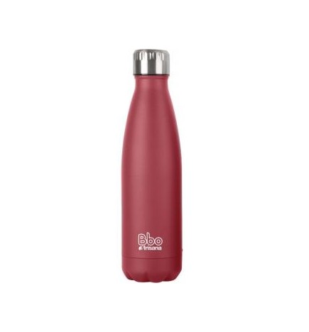 Termo Acero Inoxidable+Funda Rojo 500M  Bbo7.500 Irisana