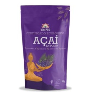 Açai Liofilizado Superalimento 70 Gramos Bio Iswari