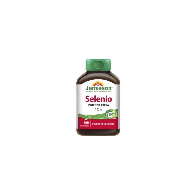 Selenio Potencia Extra 100 Mcg 100 Comprimidos Jamieson