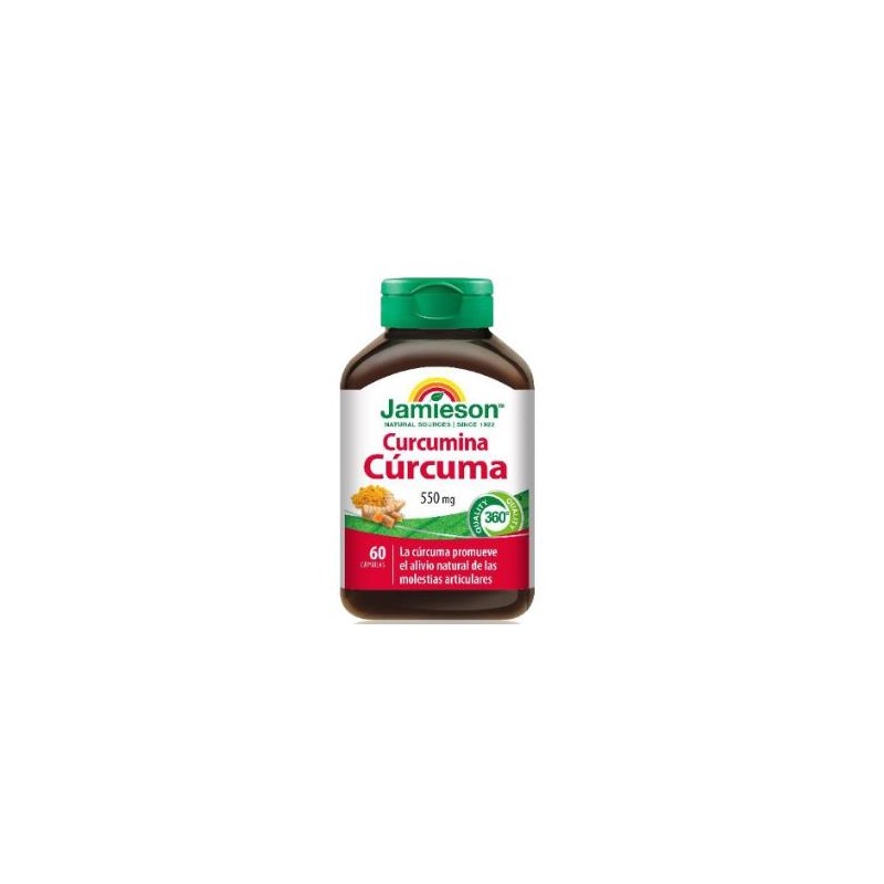 Curcumina Curcuma 550Mg. 60 Capsulas Jamieson