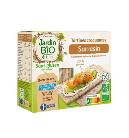 Cracker De Trigo Sarraceno 150 Gramos Bio Sg Vegan Jardin Bio