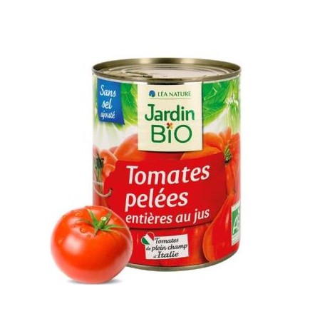Tomates Enteros Pelados 800 Gramos Bio Jardin Bio