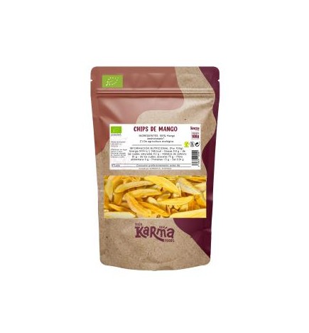 Chips De Mango Deshidratado 100 Gramos Eco Sge Vegan** Karma