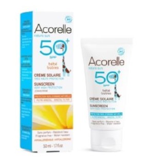 Crema Solar Bebe Spf50+ 50 Ml Bio Acorelle