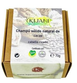 Champu Solido Cabello Rizado Cacao 70Gr Kijani
