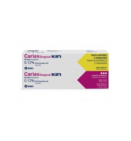 Cariax Gingival Encias Pack Pasta Dental 125Ml 2Ud Kin