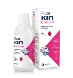 Fluor Kin Calcio Enjuague Bucal 500Ml 224 Ppm Kin