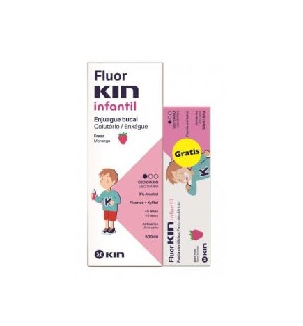 Fluor Kin Fresa 500Ml+ Pasta 50Ml Kin